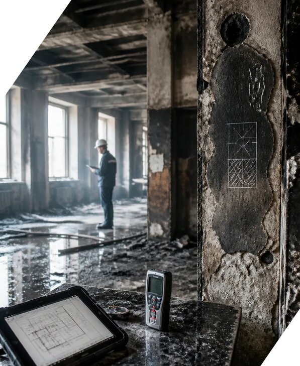 Обследование зданий после пожара в Владимире от 15563 р. | ЭкспертизаРоссия